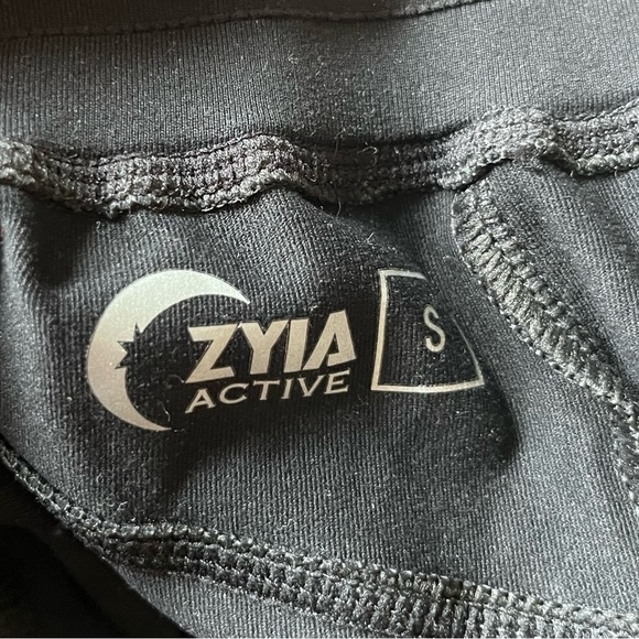 Zyia Black Loungewear Casual Athleisure Joggers - Picture 2 of 7